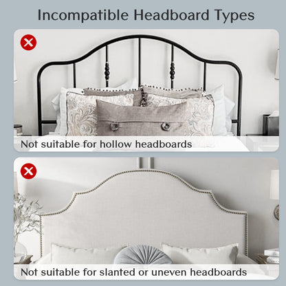 SOLFRES Innovative Headboard Reading Light – No Drilling, Dimmable LED Flexible Book Light