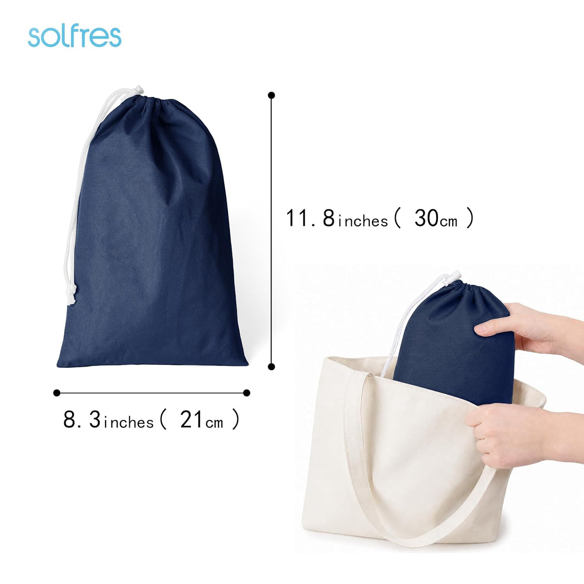 Baby High Chair Cover for Restaurant & Travel, 3-Point Harness, Navy Blue