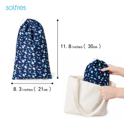 Baby High Chair Cover for Restaurant & Travel, 3-Point Harness, Navy Blue
