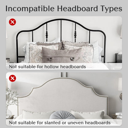SOLFRES Innovative Headboard Reading Light – No Drilling, Dimmable LED Flexible Book Light